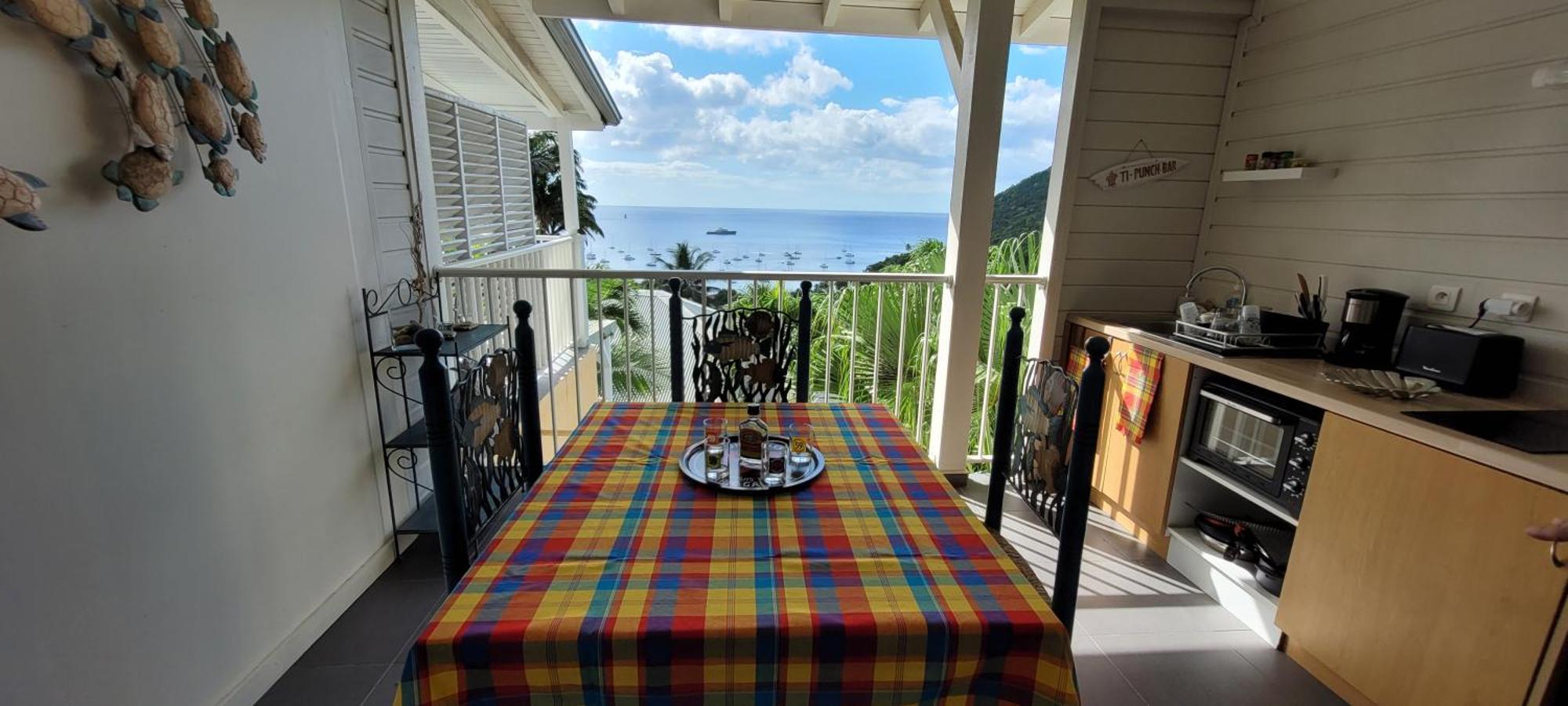 Appartement Duplex Vue Mer Jacuzzi Prive Deshaies Exterior photo